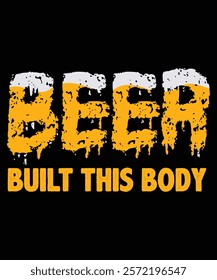 Beer T-shirt design Ready to print