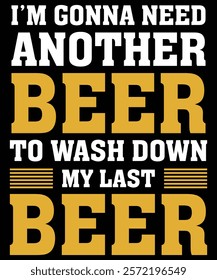 Beer T-shirt design Ready to print