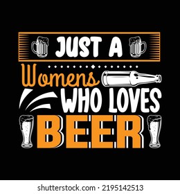 Diseño de camisetas de cerveza Vector de cerveza