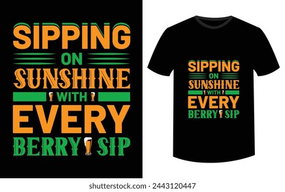 Beer t-shirt Design, vector lettering Illustration for prints on t-shirts