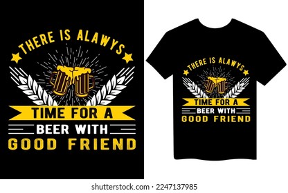 Beer T-shirt Designs,Vector T-shirt, lettering quotes about beer       