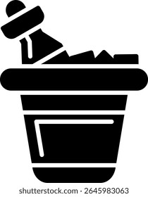 Beer Tub Novo Design de Ícone de Vetor Criativo