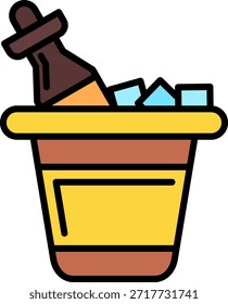 Bierwanne New Creative Vector Icon Design