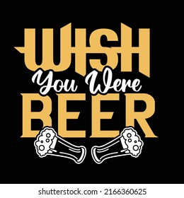 Beer typography t shirt design and svg