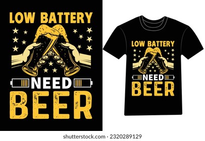 Beer typography vector t-shirt design. 
Perfect for print items and bags, poster, card, sticker, mug, template, banner. 
Handwritten vector illustration. 
Isolated on black background.