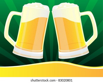 Beer. Vector.