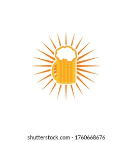 beer vector design template illustration