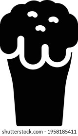 beer vector glyph flat icon