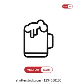 Beer vector icon