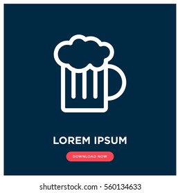 Beer vector icon