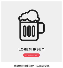 Beer vector icon