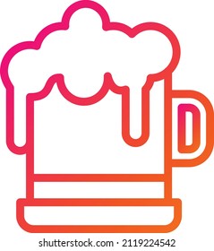Ilustración de diseño de iconos del vector de cerveza