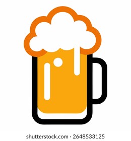 Beer vector icon design. Symbol of beer.