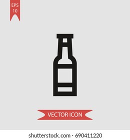 Beer vector icon, illustration symbol