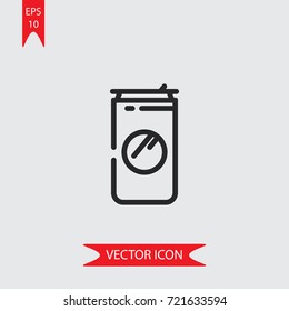 Beer vector icon, illustration symbol