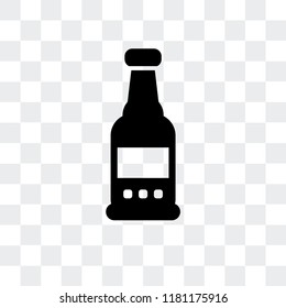 Beer vector icon isolated on transparent background, Beer logo concept