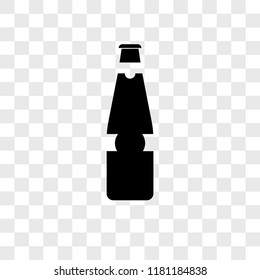 Beer vector icon isolated on transparent background, Beer logo concept