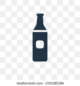 Beer vector icon isolated on transparent background, Beer transparency concept can be used web and mobile