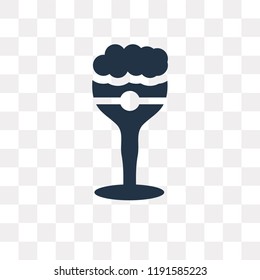 Beer vector icon isolated on transparent background, Beer transparency concept can be used web and mobile