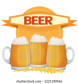 beer vector illustration