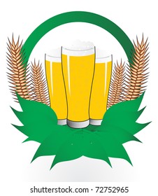 Beer, vector illustration