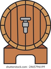 beer vector illustration isolated on white background