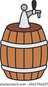 beer vector illustration isolated on white background