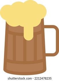 beer  Vector illustration on a transparent background. Premium quality symmbols. Line Color vector icons for concept and graphic design. 
