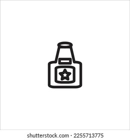 beer vector line new icon