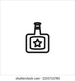 beer vector line new icon