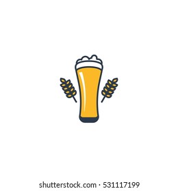 Beer Vector Logo Design Element