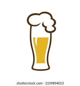 Beer Vector Logo Design Template