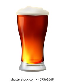 Beer vector mug isolated on a white background