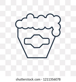 Beer vector outline icon isolated on transparent background, high quality linear Beer transparency concept can be used web and mobile