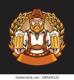 Beer vector with premium quality