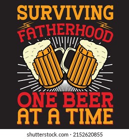 Beer vector t shirt design
