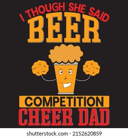 Beer vector t shirt design