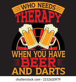 Beer vector t shirt design