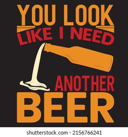 beer vector t shirt design