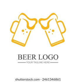 Beer Vintage Logo Design Template Inspiration Vector Illustration