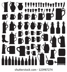 Beer ware silhouettes