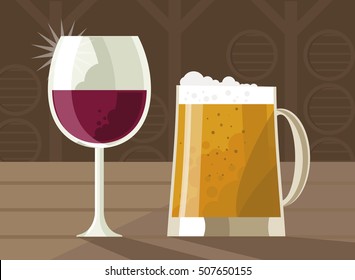 beer and wine