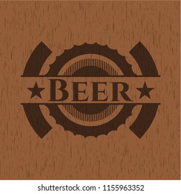 Beer wood signboards