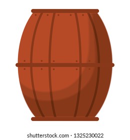beer wooden barrel icon