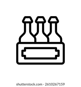 Beerbox Outline Icon. Beerbox Icon