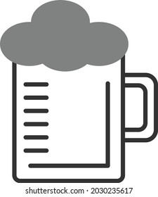 Bemug 2-farbiges Vektorsymbol-Design