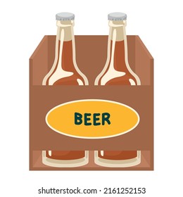 beers bottle box pack icon