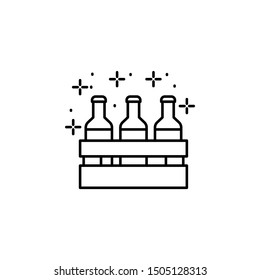 Beers, bottle icon. Element of October festival icon