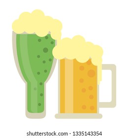 Beers in cups