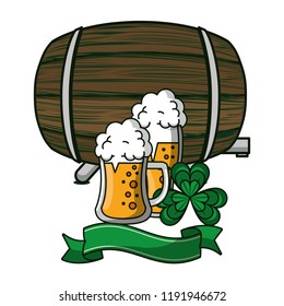 Beers cups and barrel
